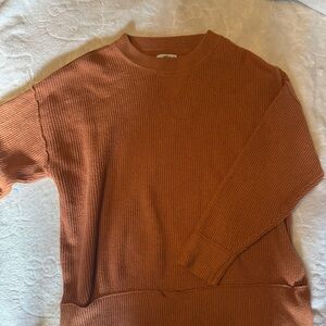 Aerie Orange Sweater Sz M